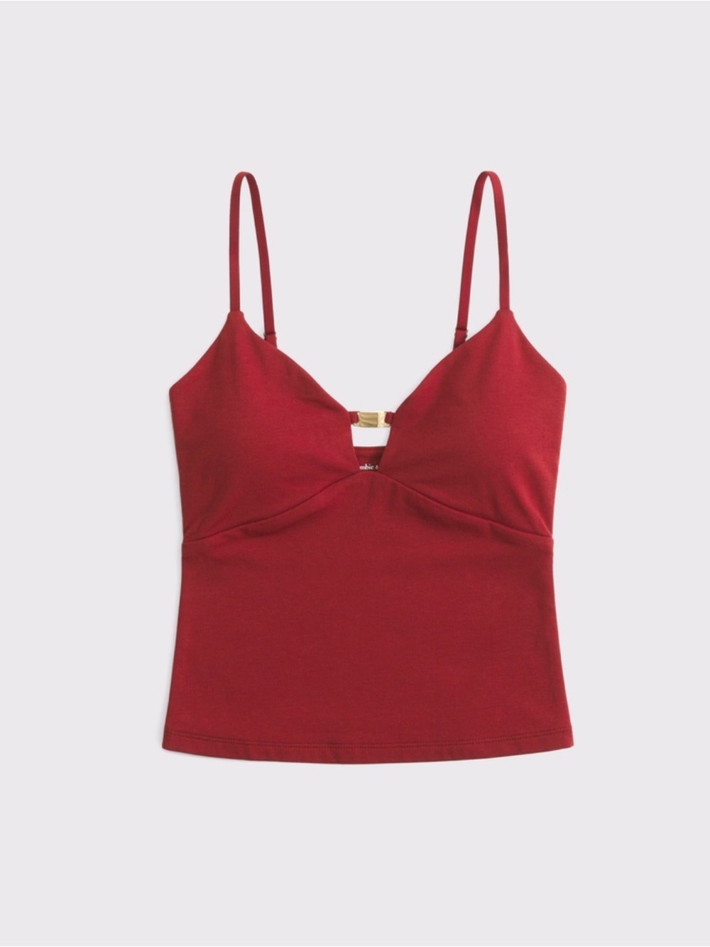 Bra-free cutout hardware top